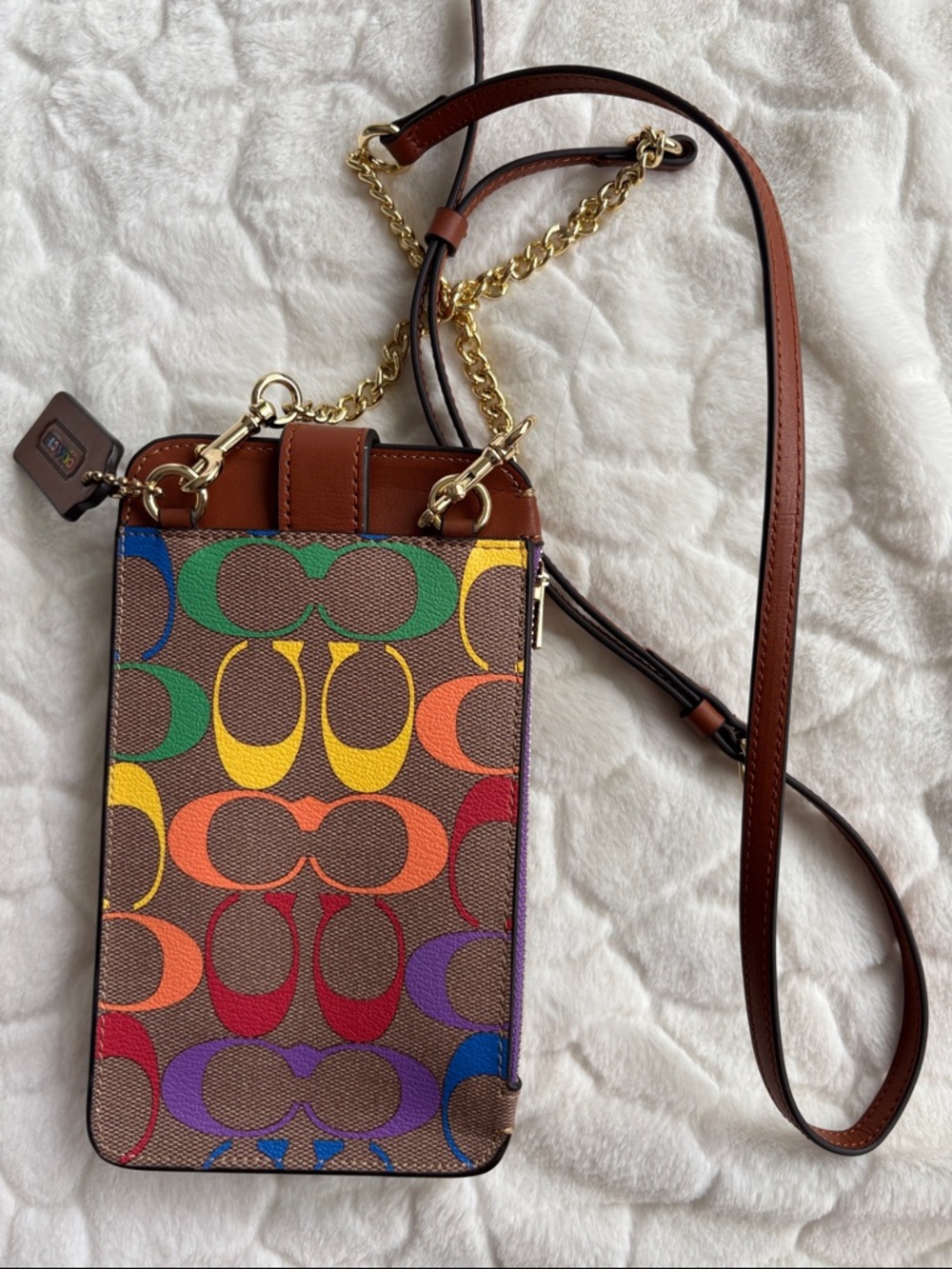Coach Signature Rainbow Crossbody C9943 - Picture 4 of 13